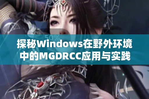 探秘Windows在野外环境中的MGDRCC应用与实践