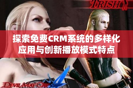 探索免费CRM系统的多样化应用与创新播放模式特点