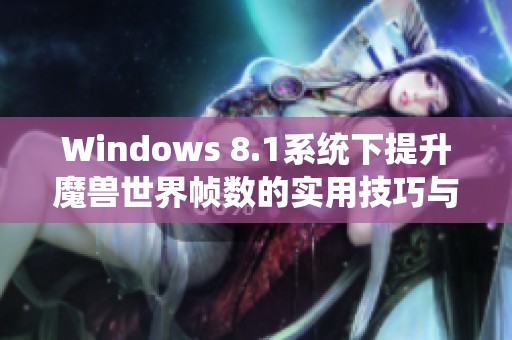 Windows 8.1系统下提升魔兽世界帧数的实用技巧与方法解析