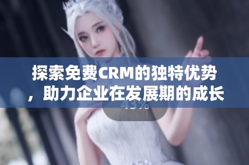 探索免费CRM的独特优势，助力企业在发展期的成长