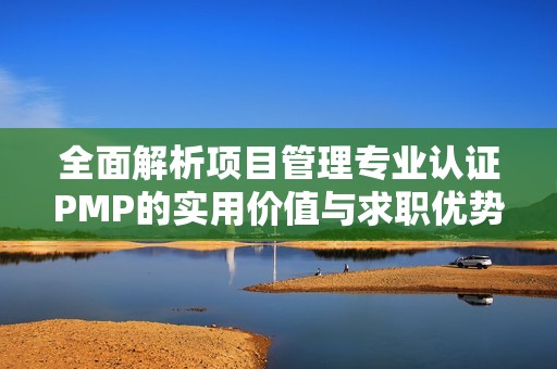 全面解析项目管理专业认证PMP的实用价值与求职优势