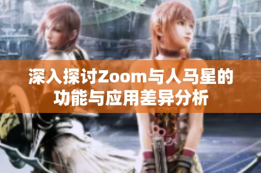 深入探讨Zoom与人马星的功能与应用差异分析