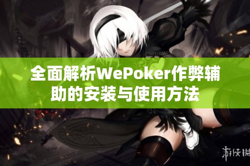 全面解析WePoker作弊辅助的安装与使用方法