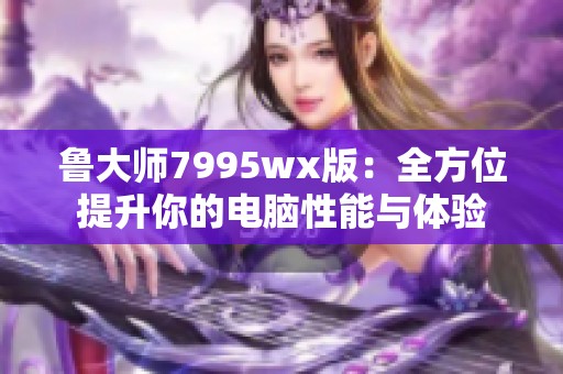 鲁大师7995wx版：全方位提升你的电脑性能与体验