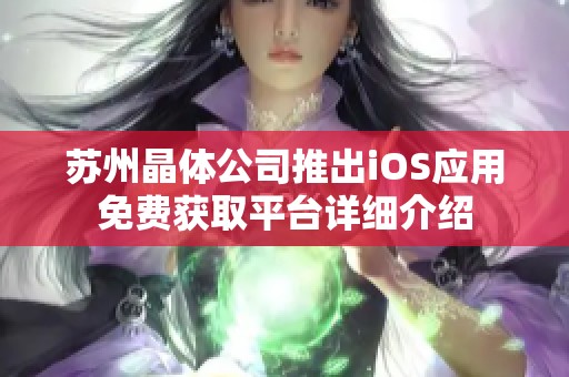 苏州晶体公司推出iOS应用免费获取平台详细介绍