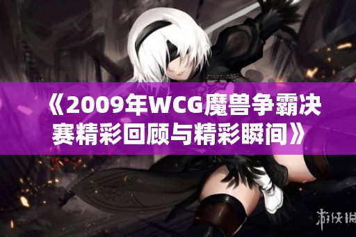 《2009年WCG魔兽争霸决赛精彩回顾与精彩瞬间》