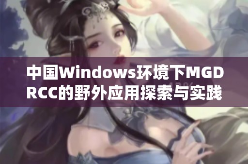 中国Windows环境下MGDRCC的野外应用探索与实践分析