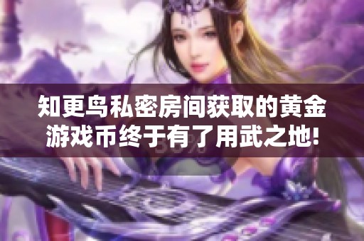 知更鸟私密房间获取的黄金游戏币终于有了用武之地!