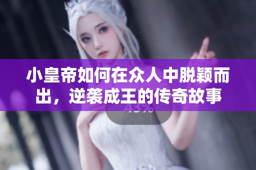 小皇帝如何在众人中脱颖而出，逆袭成王的传奇故事