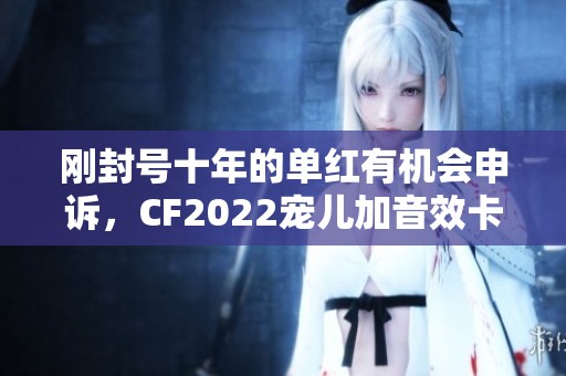 刚封号十年的单红有机会申诉，CF2022宠儿加音效卡解析