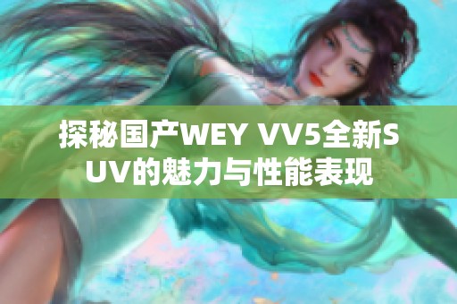 探秘国产WEY VV5全新SUV的魅力与性能表现