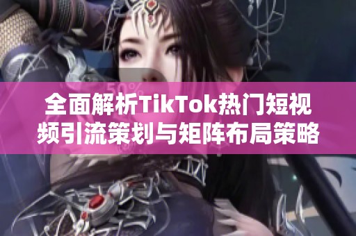 全面解析TikTok热门短视频引流策划与矩阵布局策略