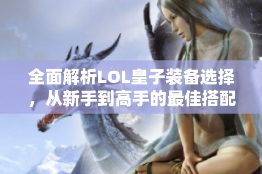 全面解析LOL皇子装备选择，从新手到高手的最佳搭配指南