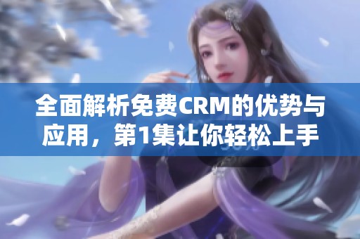 全面解析免费CRM的优势与应用，第1集让你轻松上手