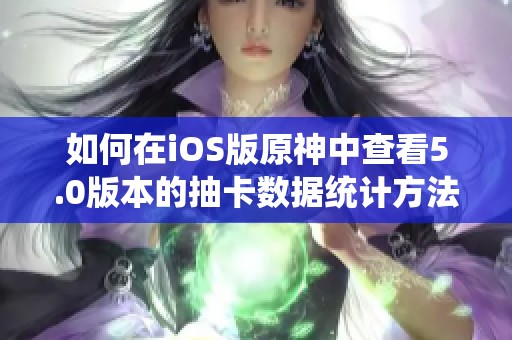 如何在iOS版原神中查看5.0版本的抽卡数据统计方法