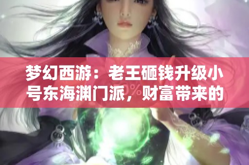 梦幻西游：老王砸钱升级小号东海渊门派，财富带来的成就感