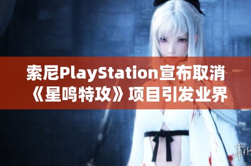 索尼PlayStation宣布取消《星鸣特攻》项目引发业界热议