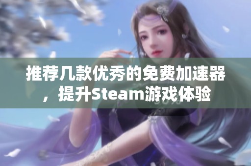 推荐几款优秀的免费加速器，提升Steam游戏体验