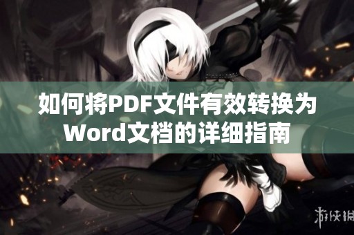 如何将PDF文件有效转换为Word文档的详细指南