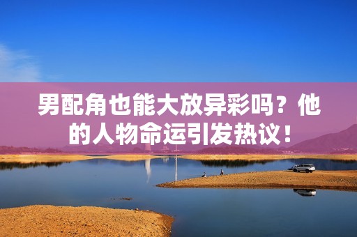 男配角也能大放异彩吗？他的人物命运引发热议！