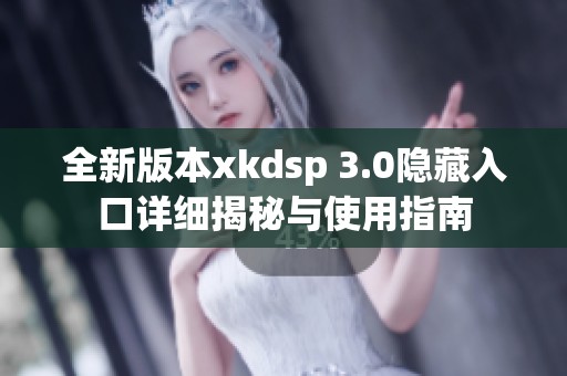 全新版本xkdsp 3.0隐藏入口详细揭秘与使用指南