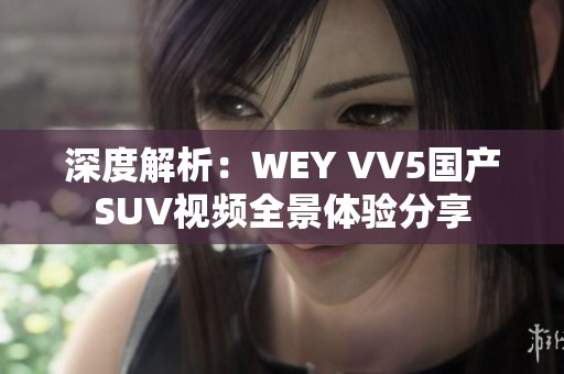 深度解析：WEY VV5国产SUV视频全景体验分享