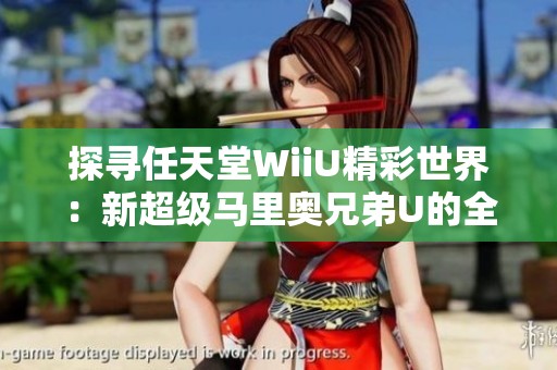 探寻任天堂WiiU精彩世界：新超级马里奥兄弟U的全新DLC内容揭秘